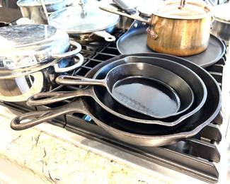 Cast iron skillets