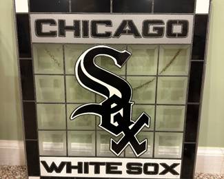 Chicago White Sox stained glass