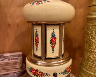 Vintage Reuge music box lipstick/cigarette holder......