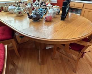 Wood kitchen table (sold as is).....