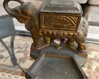 Vintage elephant cigarette dispenser 