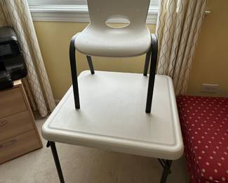 Lifetime kids table and 1 chair
