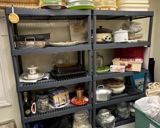 Shelving units for sale too!