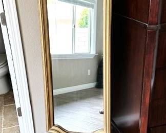 Hollywood Regency Style Giltwood Cheval Mirror, circa 1960's