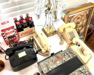 Hand Crank Magneto telephone and Old Phone collection