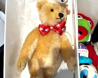 Steiff Limited Edition First American Teddy Bear. In original box.