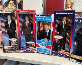 Talking President dolls