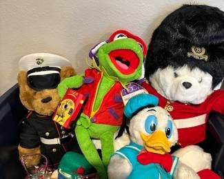 Plush kept stored in bins