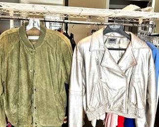 Vintage Leather and suede jackets, Size Medium