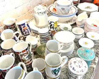 Japanese tea mug collection