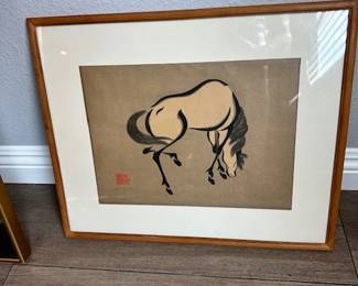 Japanese woodblock print by Urushibara Mokuchu