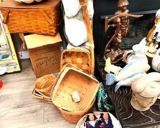 Longaberger baskets handcrafted maplewood