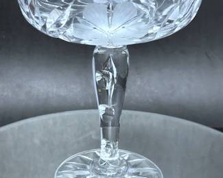 Antique American Brilliant Cut Glass compote