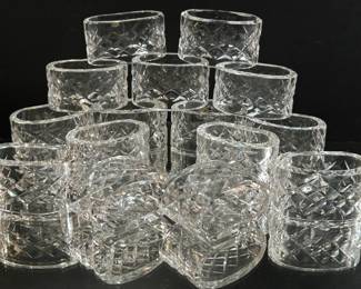 Waterford napkin rings 