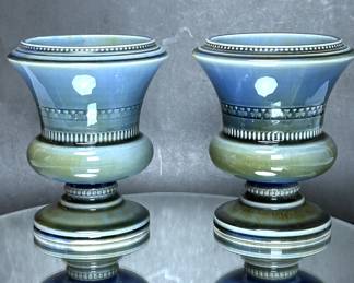 Porcelain vases by Wade of Ireland