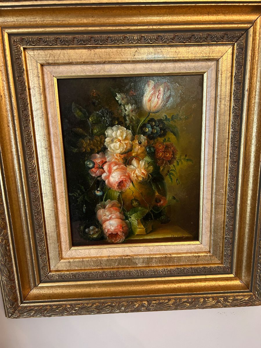 Original artwork in stunning frame. 