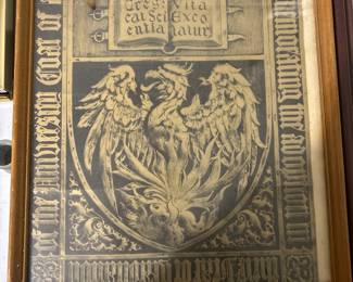 Tablet presented by the class of 1911.  I believe it is from the University of Chicago