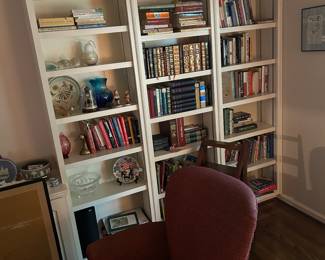 Large library of books.  Mostly non-fiction. 