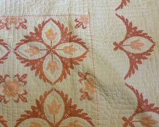 Beautiful embroidered quilt