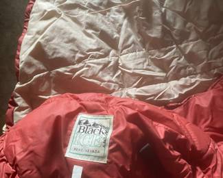 Mummy sleeping bag
