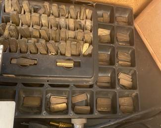 Several sets of fonts