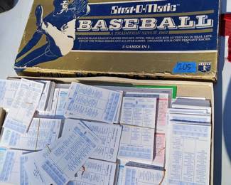 Strat O Matic Baseball Game