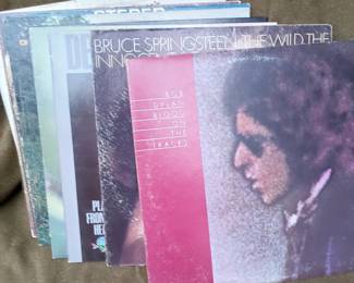 Records Bob Dylan Bruce Springsteen
