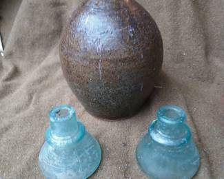 Pottery, Ink Wells