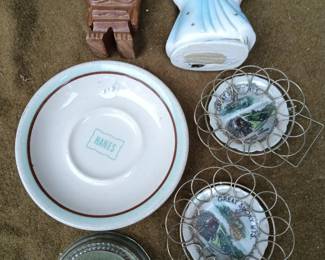 Hanes Plate, Tiki Statue, Cinderella