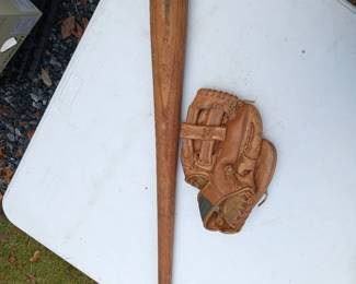 Baseball Bat and Glove