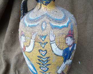 Painted NC Pottery Jug
