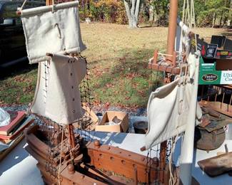 Large Toy Pirate Ship