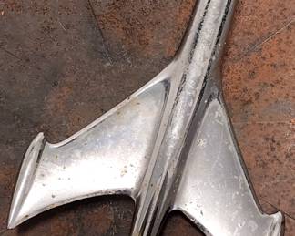 Vintage 1950s airplane automobile hood ornament
