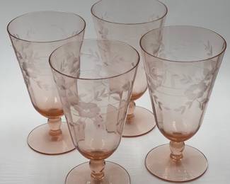 depression glass goblets - have 8 in total