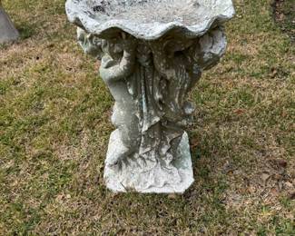 Fiberglass Bird Bath