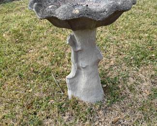 Concrete Bird Bath
