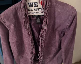 Leather Fringe Jacket