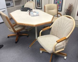 Table with four chairs