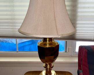Brass lamp (2x)