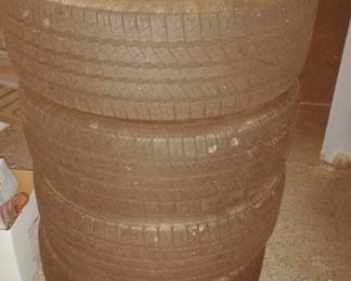 Set of Escalade tires and rims 