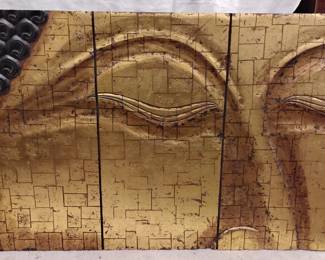 Relief wall art Buddha face