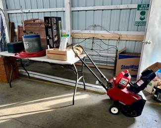 Snowblower, fishing, headboards