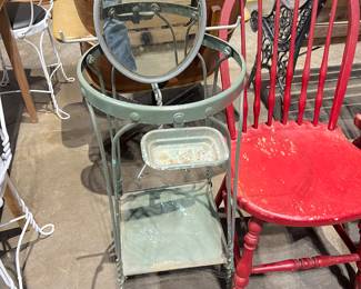 Antique shaving stand 