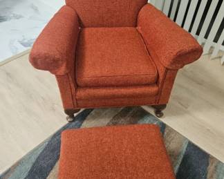 Vintage chair with ottoman located at place on Sarno
$125.00 recently reupholstered