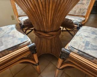 Photo of the base of the table