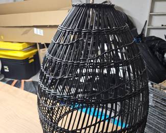 Plastic rattan ceiling light
$40