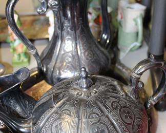 1860 Sheffield plate tea set