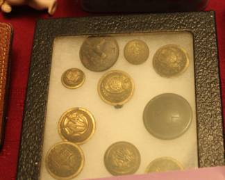 Civil War state buttons