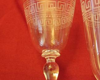 Victoria crystal glassware 