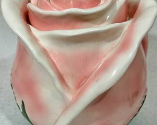Vintage Rose Cookie Jar